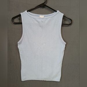 Gadl Fashion Women's Top Blue Medium Vintage